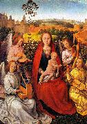 Hans Memling Virgin and Child with Musician Angels Sweden oil painting artist